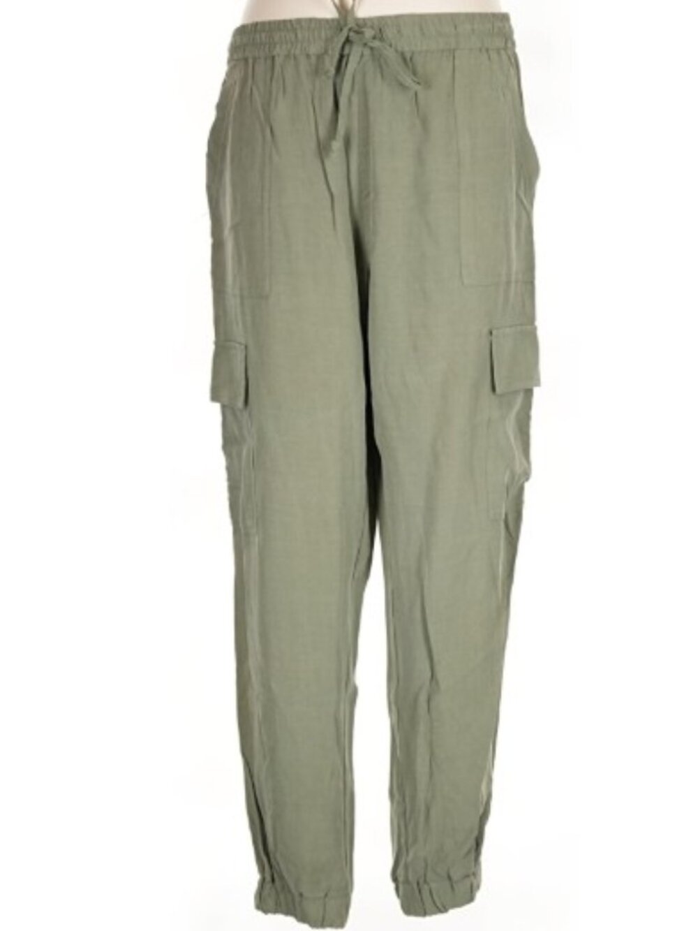 Ladies For the Republic Olive Green Cargo Pants Size Large